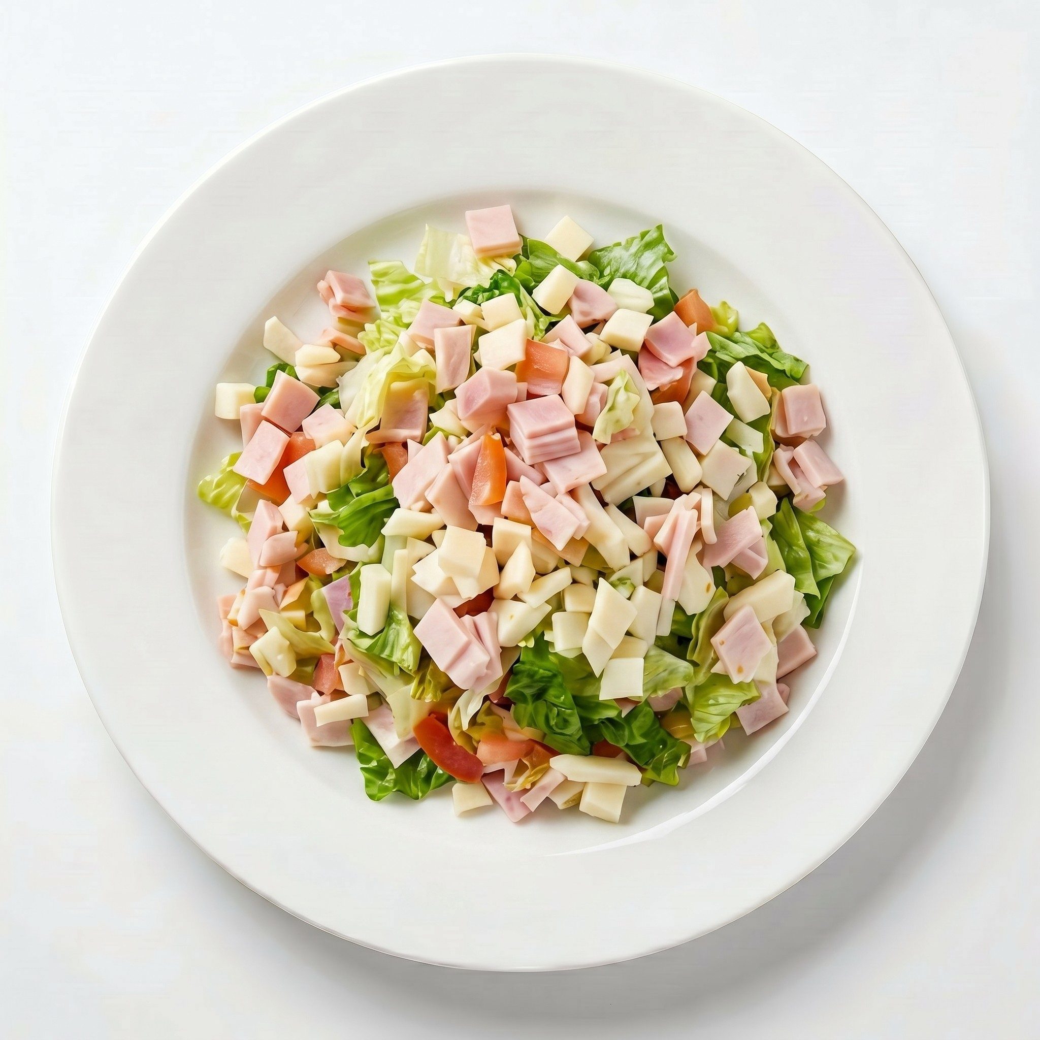 Smoked Turkey & Provolone Cheese Salad.