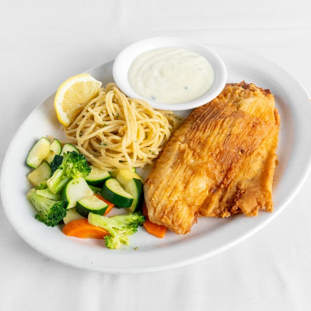 Sea Bass Piccata.