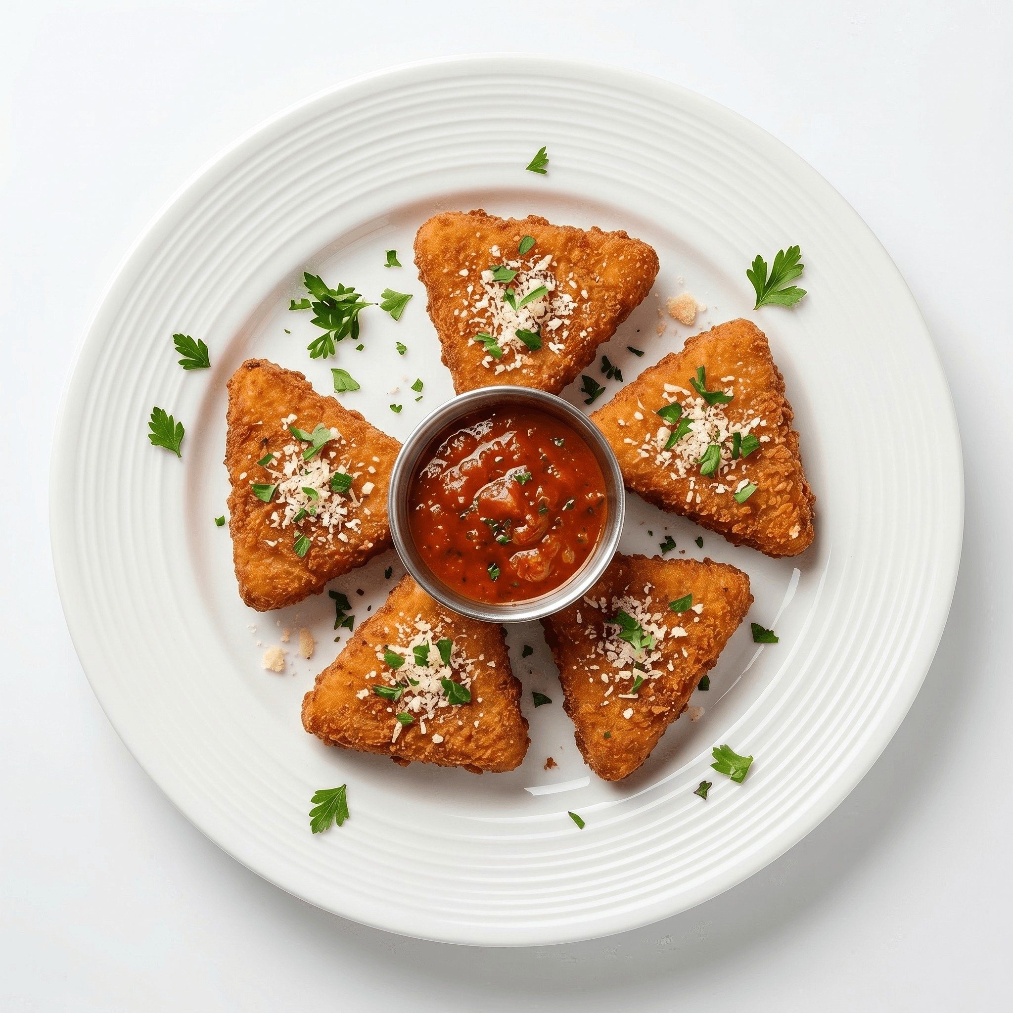 Fried Mozzarella & Zucchini.