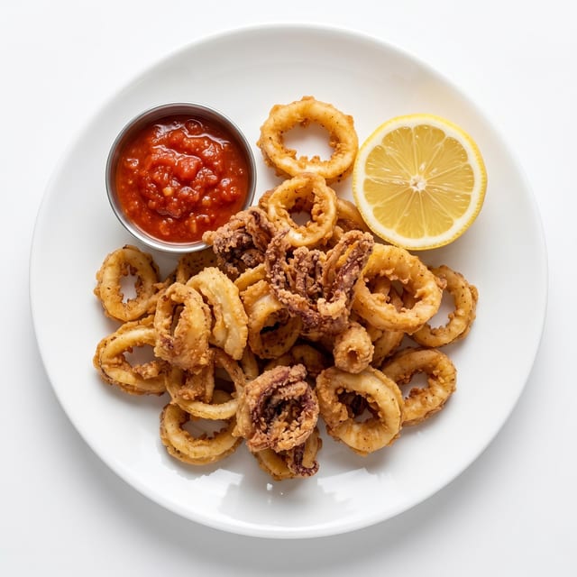 Aby's Cajun Fried Calamari.