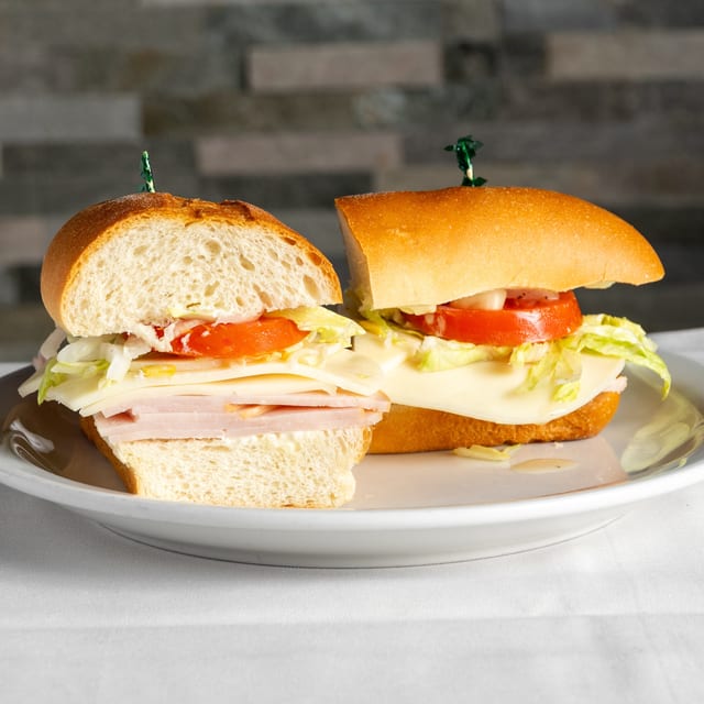 Mixed Italian Cold Cuts Sandwich.