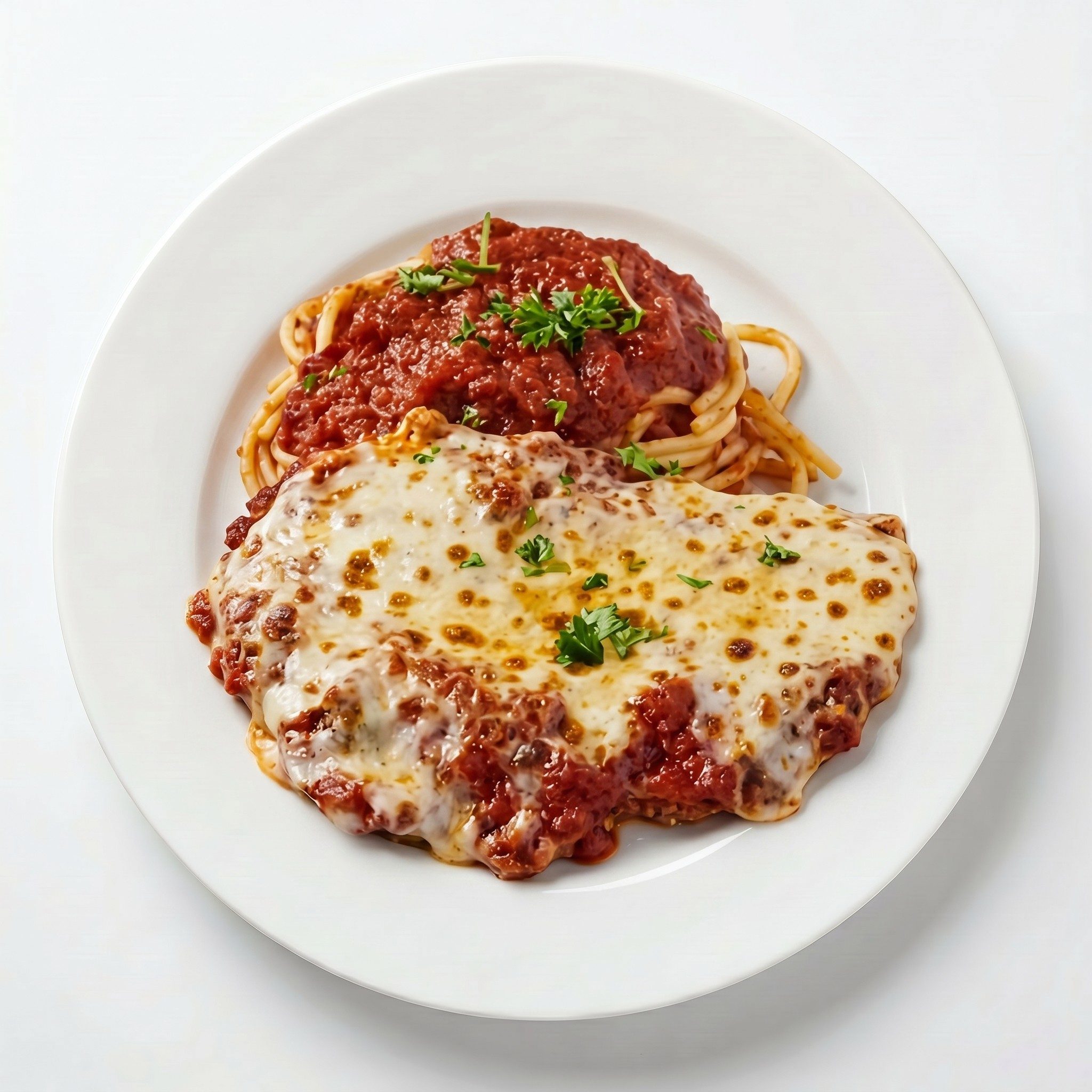 Eggplant Parmigiana.